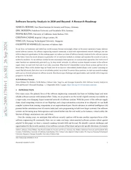 Software Security Analysis in 2030 and Beyond: A Research Roadmap