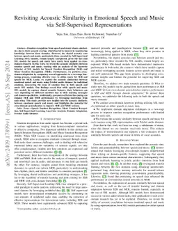 Exploring Acoustic Similarity in Emotional Speech and Music via Self-Supervised Representations