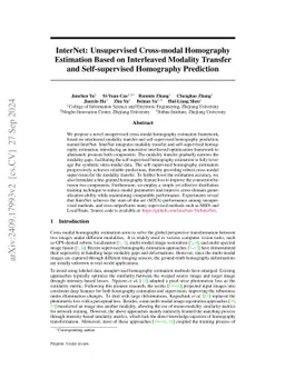 SSHNet: Unsupervised Cross-modal Homography Estimation via Problem Reformulation and Split Optimization