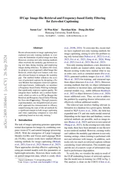 IFCap: Image-like Retrieval and Frequency-based Entity Filtering for
  Zero-shot Captioning