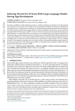 Inferring Alt-text For UI Icons With Large Language Models During App
  Development