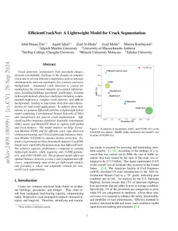 EfficientCrackNet: A Lightweight Model for Crack Segmentation