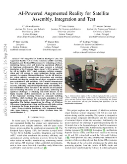 AI-Powered Augmented Reality for Satellite Assembly, Integration and
  Test