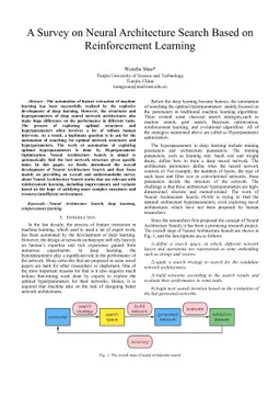 A Survey on Neural Architecture Search Based on Reinforcement Learning