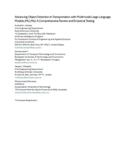 Advancing Object Detection in Transportation with Multimodal Large
  Language Models (MLLMs): A Comprehensive Review and Empirical Testing