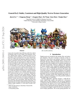 GenesisTex2: Stable, Consistent and High-Quality Text-to-Texture
  Generation