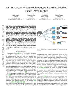 An Enhanced Federated Prototype Learning Method under Domain Shift