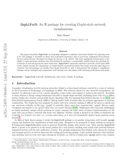 GephiForR: An R package for creating Gephi-style network visualizations