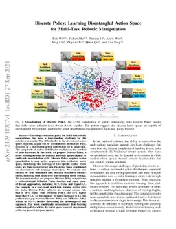 Discrete Policy: Learning Disentangled Action Space for Multi-Task Robotic Manipulation