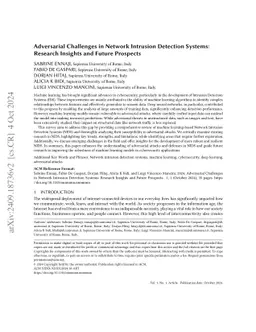 Adversarial Challenges in Network Intrusion Detection Systems: Research
  Insights and Future Prospects