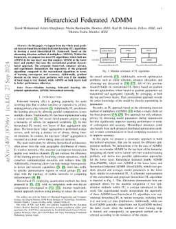 Hierarchical Federated ADMM