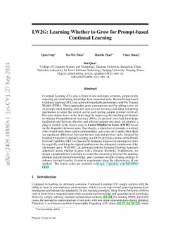 LW2G: Learning Whether to Grow for Prompt-based Continual Learning