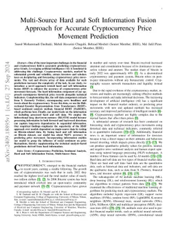 A Multisource Fusion Framework for Cryptocurrency Price Movement Prediction