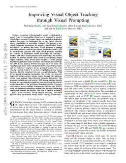 Improving Visual Object Tracking through Visual Prompting