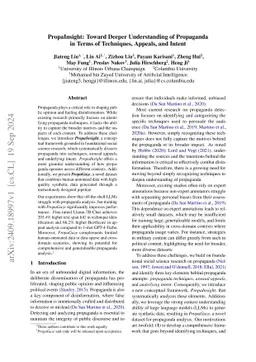 PropaInsight: Toward Deeper Understanding of Propaganda in Terms of Techniques, Appeals, and Intent