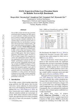 FLEX: Expert-level False-Less EXecution Metric for Reliable Text-to-SQL
  Benchmark