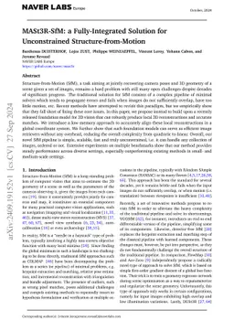 MASt3R-SfM: a Fully-Integrated Solution for Unconstrained
  Structure-from-Motion