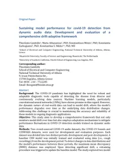 Sustaining model performance for covid-19 detection from dynamic audio
  data: Development and evaluation of a comprehensive drift-adaptive framework