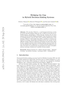 Bridging the Gap in Hybrid Decision-Making Systems