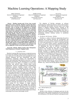 Machine Learning Operations: A Mapping Study