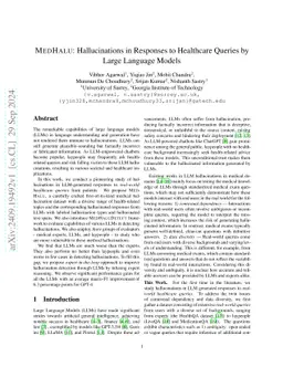 MedHalu: Hallucinations in Responses to Healthcare Queries by Large Language Models