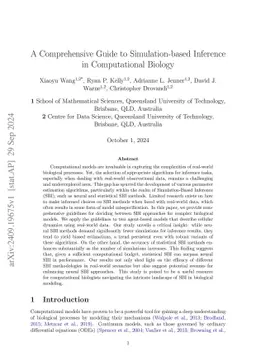 A Comprehensive Guide to Simulation-based Inference in Computational
  Biology