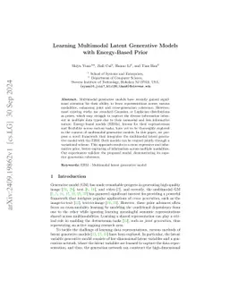 Learning Multimodal Latent Generative Models with Energy-Based Prior