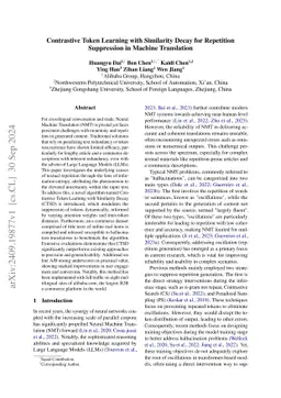 Contrastive Token Learning with Similarity Decay for Repetition
  Suppression in Machine Translation