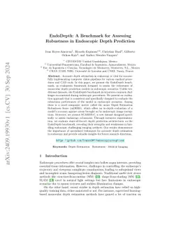 EndoDepth: A Benchmark for Assessing Robustness in Endoscopic Depth
  Prediction