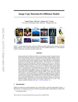 Image Copy Detection for Diffusion Models