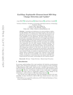 ExelMap: Explainable Element-based HD-Map Change Detection and Update