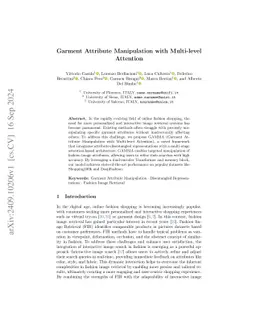 Garment Attribute Manipulation with Multi-level Attention