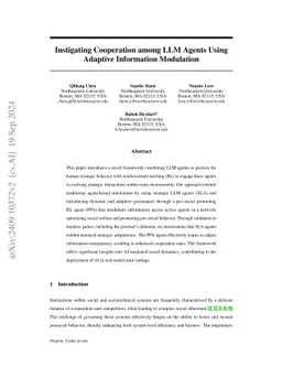 Integrated Design and Governance of Agentic AI Systems through Adaptive Information Modulation