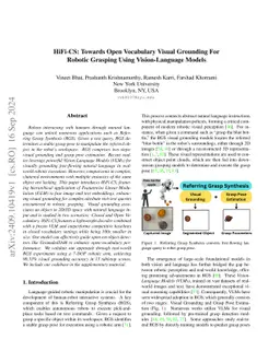 HiFi-CS: Towards Open Vocabulary Visual Grounding For Robotic Grasping Using Vision-Language Models