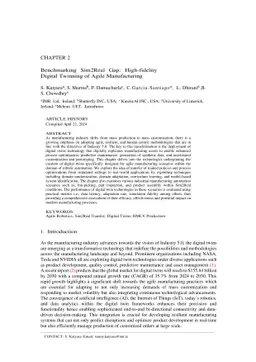 Benchmarking Sim2Real Gap: High-fidelity Digital Twinning of Agile
  Manufacturing