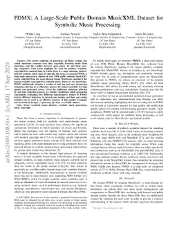PDMX: A Large-Scale Public Domain MusicXML Dataset for Symbolic Music Processing