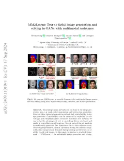 MM2Latent: Text-to-facial image generation and editing in GANs with
  multimodal assistance