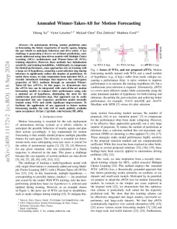 Annealed Winner-Takes-All for Motion Forecasting