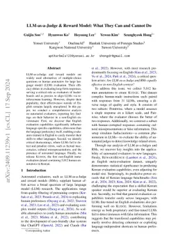 LLM-as-a-Judge & Reward Model: What They Can and Cannot Do