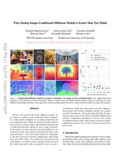 Fine-Tuning Image-Conditional Diffusion Models is Easier than You Think