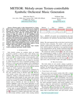 METEOR: Melody-aware Texture-controllable Symbolic Orchestral Music Generation via Transformer VAE