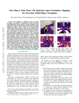 One Map to Find Them All: Real-time Open-Vocabulary Mapping for Zero-shot Multi-Object Navigation