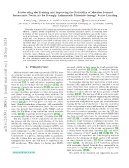 Accelerating the Training and Improving the Reliability of
  Machine-Learned Interatomic Potentials for Strongly Anharmonic Materials
  through Active Learning