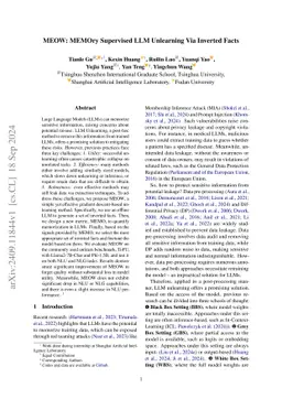 MEOW: MEMOry Supervised LLM Unlearning Via Inverted Facts