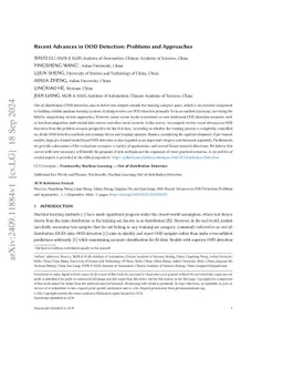 Out-of-Distribution Detection: A Task-Oriented Survey of Recent Advances