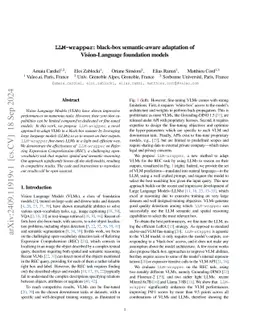 LLM-wrapper: Black-Box Semantic-Aware Adaptation of Vision-Language Models for Referring Expression Comprehension