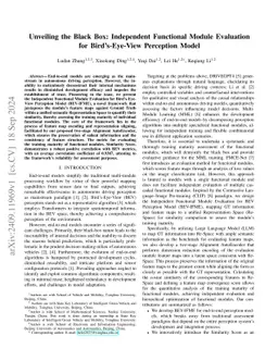 Unveiling the Black Box: Independent Functional Module Evaluation for
  Bird's-Eye-View Perception Model