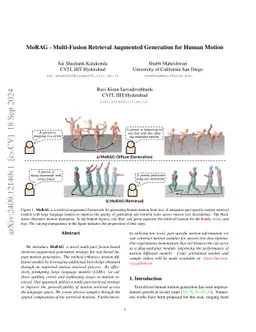 MoRAG -- Multi-Fusion Retrieval Augmented Generation for Human Motion