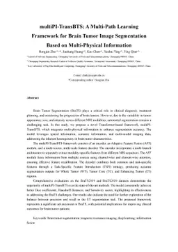 multiPI-TransBTS: A Multi-Path Learning Framework for Brain Tumor Image
  Segmentation Based on Multi-Physical Information