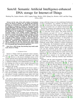 SemAI: Semantic Artificial Intelligence-enhanced DNA storage for
  Internet-of-Things